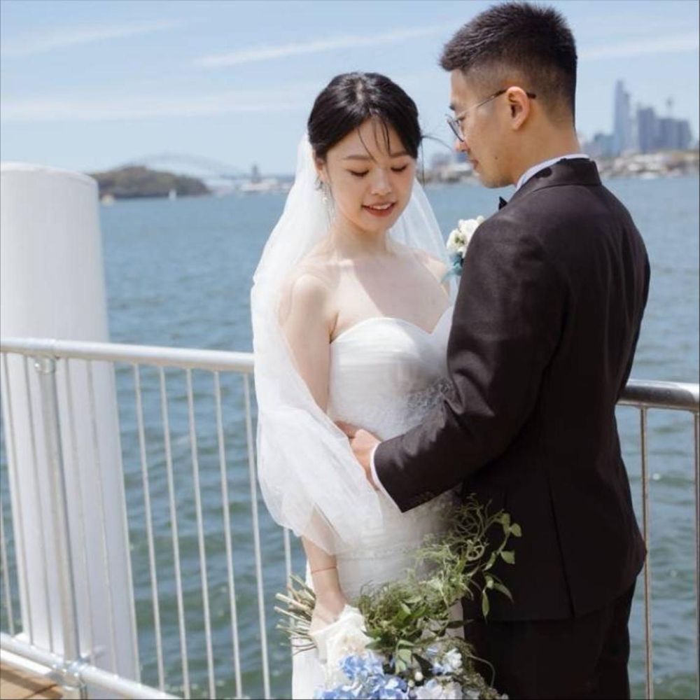 IDO 會員在海邊的婚禮